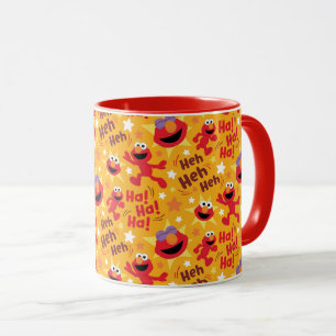 Sesame Street Elmo Ha! Ha! Ha! Pattern Mug