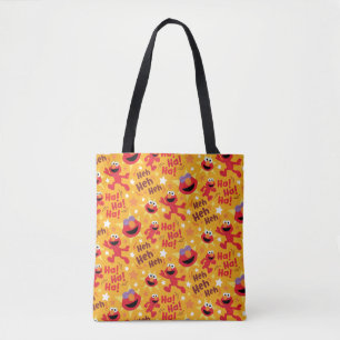 Sesame Street   Elmo Ha! Ha! Ha! Pattern Tote Bag