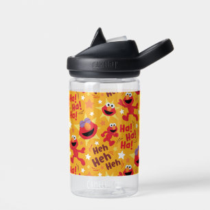 Sesame Street Elmo Ha! Ha! Ha! Pattern Water Bottle