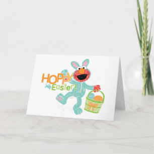 Sesame Street - Elmo   Hoppy Easter Card