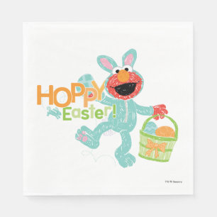 Sesame Street - Elmo   Hoppy Easter Napkin