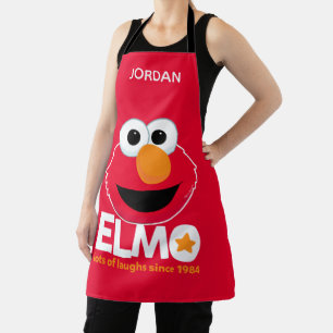 Sesame Street Elmo Lots of Laughs Add Your Name Apron