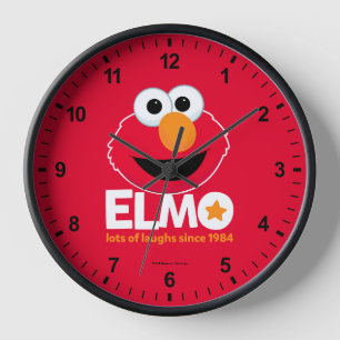 Sesame Street Elmo Lots of Laughs Since 1984 Clock