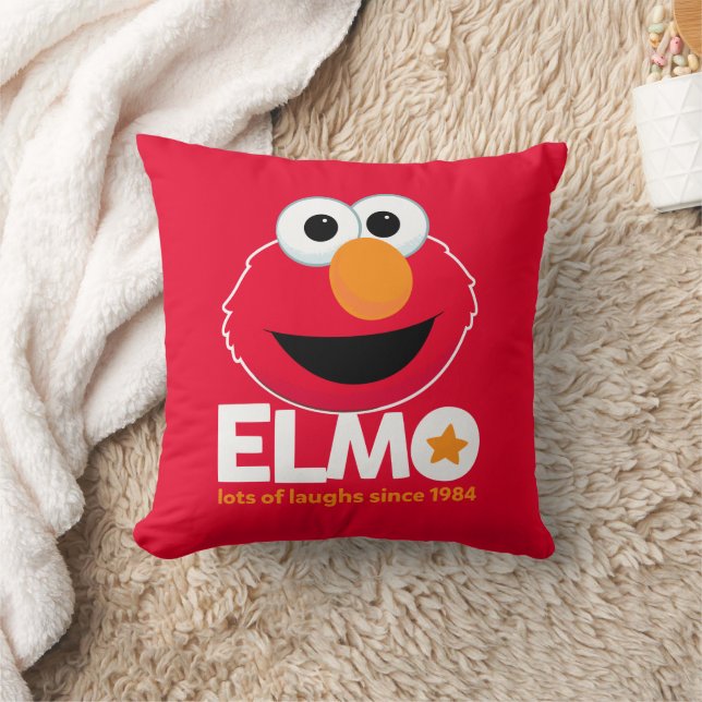 Sesame Street | Elmo Lots of Laughs Since 1984 Cushion (Blanket)