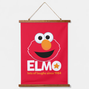 Sesame Street Elmo Lots of Laughs Since 1984 Hanging Tapestry