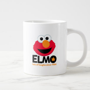 Sesame Street Elmo Lots of Laughs Since 1984 Large Coffee Mug