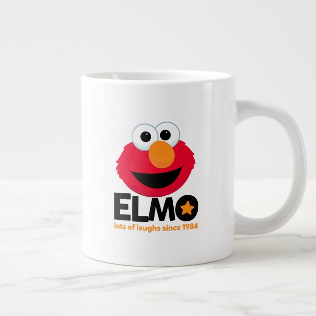 Sesame Street | Elmo Lots of Laughs Since 1984 Large Coffee Mug (Right)