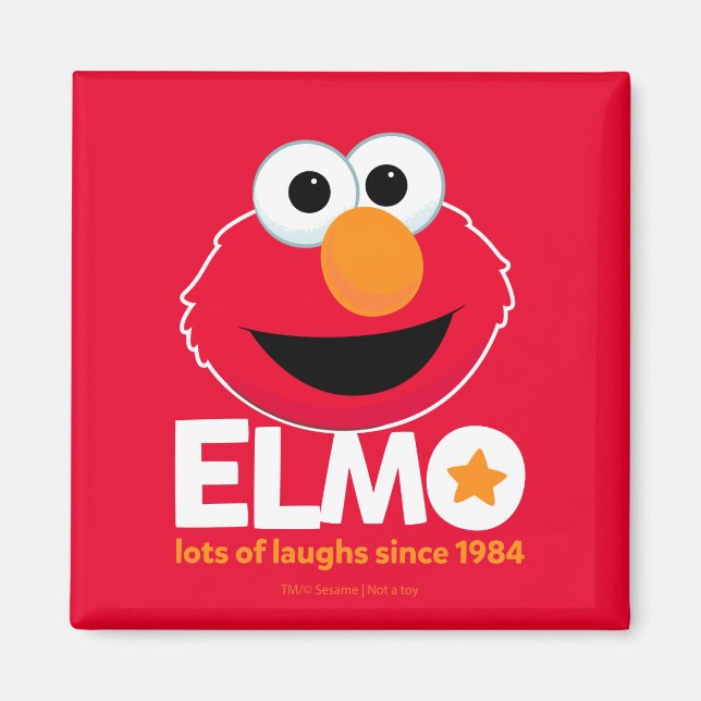 Sesame Street | Elmo Lots of Laughs Since 1984 Magnet (Front)