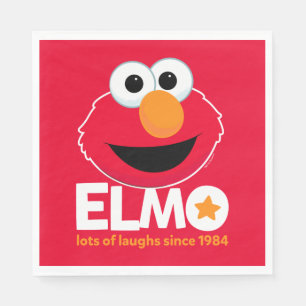 Sesame Street   Elmo Lots of Laughs Since 1984 Napkin