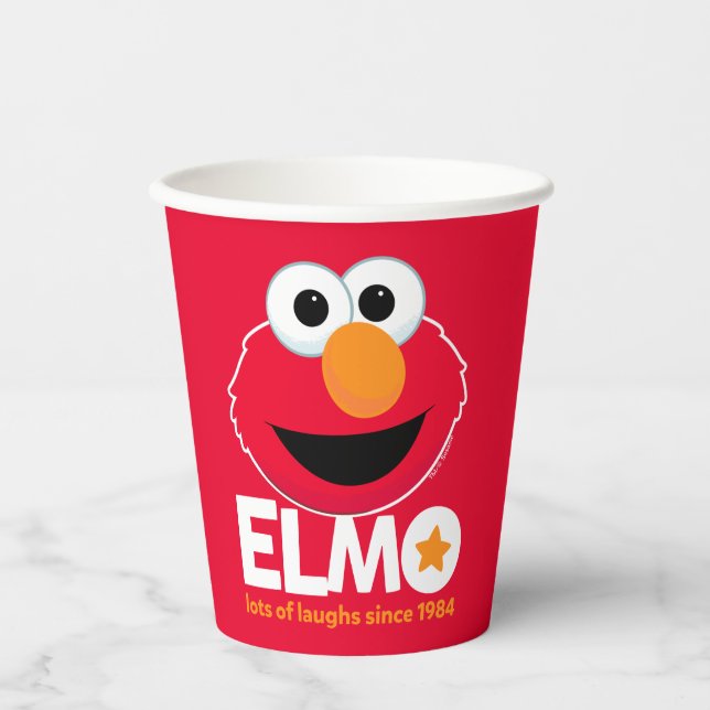 Sesame Street | Elmo Lots of Laughs Since 1984 Paper Cups (Front)