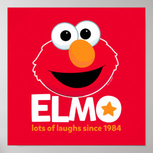 Sesame Street Elmo Lots of Laughs Since 1984 Poster
