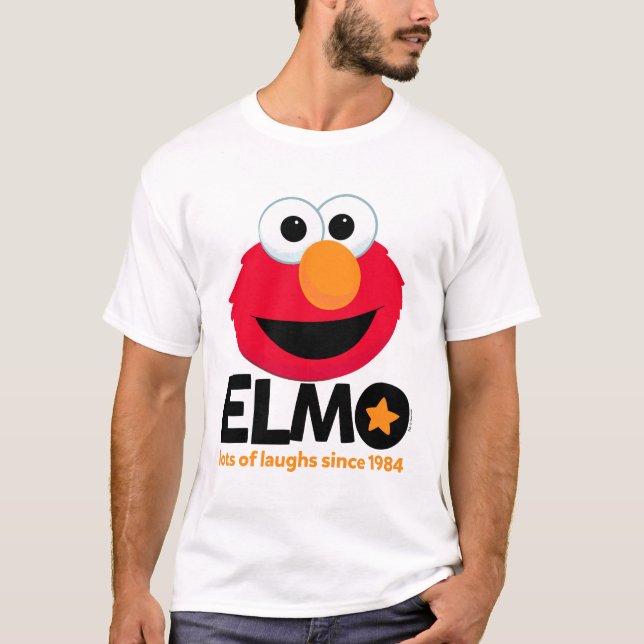 Sesame Street | Elmo Lots of Laughs Since 1984 T-Shirt (Front)