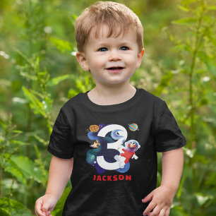 Sesame Street Elmo Outer Space Birthday Toddler T-Shirt
