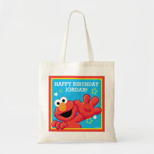 Sesame Street   Elmo - Polka Dot & Stars Birthday Tote Bag