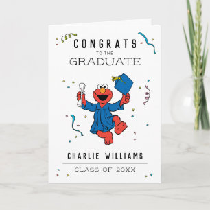 Sesame Street Elmo Preschool Graduate Card
