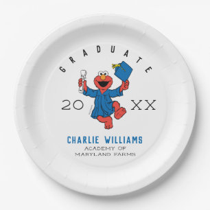 Sesame Street   Elmo Preschool Graduate Paper Plate