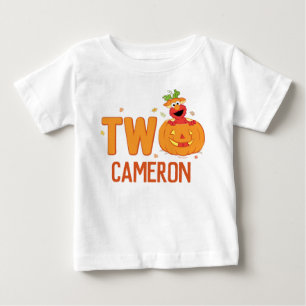 Sesame Street - Elmo   Pumpkin 2nd Birthday Baby T-Shirt