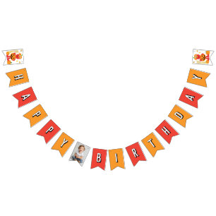 Sesame Street - Elmo   Pumpkin First Birthday Bunting