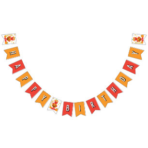 Sesame Street - Elmo   Pumpkin First Birthday Bunting