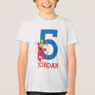 Sesame Street   Elmo - Rainbow Birthday Tri-Blend Shirt