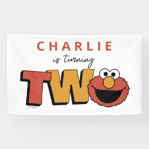 Sesame Street   Elmo - Second Birthday Banner