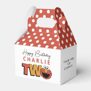 Sesame Street Elmo - Second Birthday Favor Boxes
