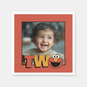 Sesame Street Elmo - Second Birthday Napkins