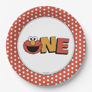 Sesame Street Elmo - Second Birthday Paper Plate