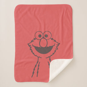 Sesame Street   Elmo Sherpa Blanket