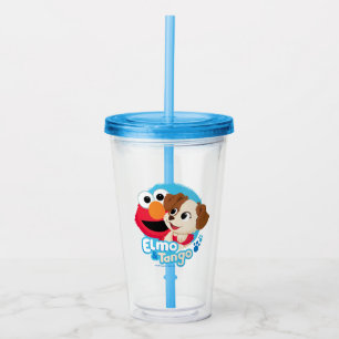 Sesame Street Elmo & Tango Badge Acrylic Tumbler