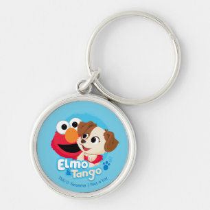 Sesame Street   Elmo & Tango Badge Key Ring