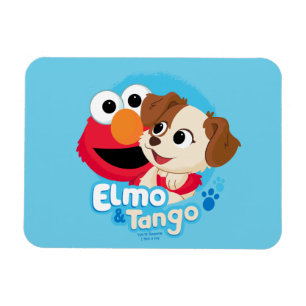 Sesame Street   Elmo & Tango Badge Magnet