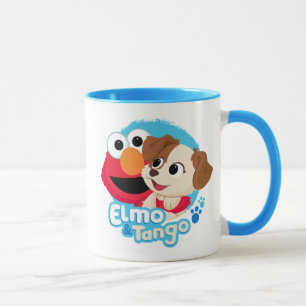 Sesame Street Elmo & Tango Badge Mug