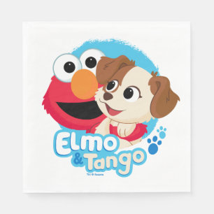 Sesame Street Elmo & Tango Badge Napkin