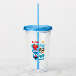 Sesame Street Elmo, Tango, & Grover Park Graphic Acrylic Tumbler