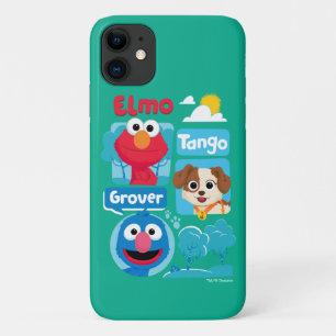 Sesame Street   Elmo, Tango, & Grover Park Graphic iPhone 11 Case