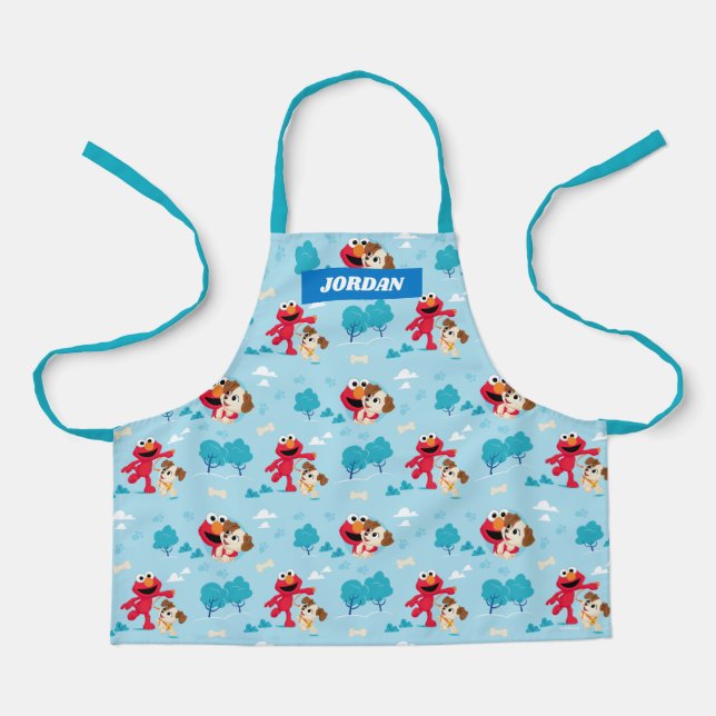 Sesame Street | Elmo & Tango Pattern Apron (Front)