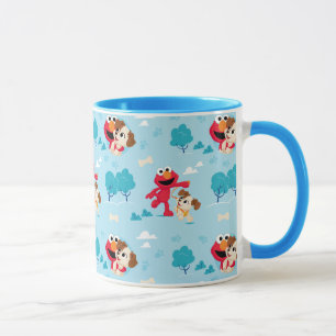 Sesame Street Elmo & Tango Pattern Mug
