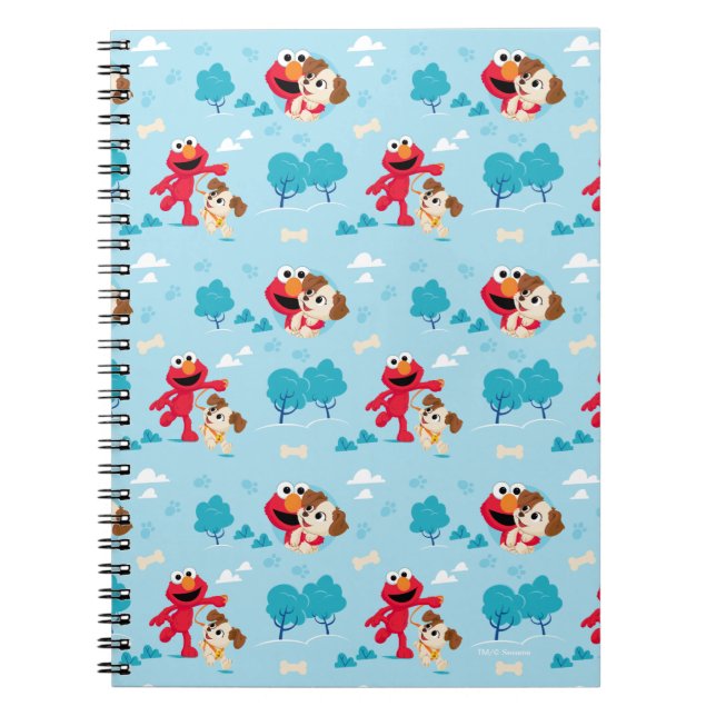 Sesame Street | Elmo & Tango Pattern Notebook (Front)