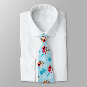 Sesame Street Elmo & Tango Pattern Tie