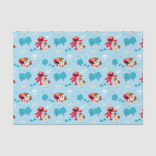 Sesame Street Elmo & Tango Pattern Tissue Paper