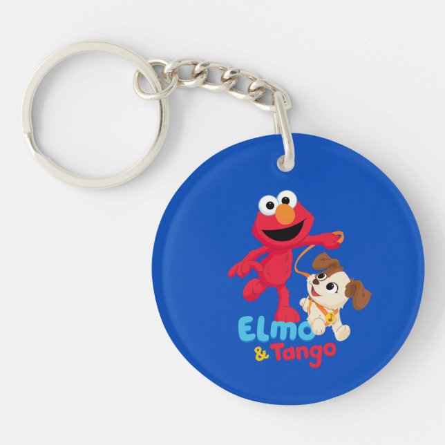 Sesame Street | Elmo & Tango Running Key Ring (Front)