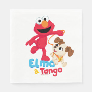 Sesame Street   Elmo & Tango Running Napkin
