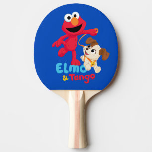 Sesame Street Elmo & Tango Running Ping Pong Paddle