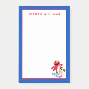 Sesame Street Elmo & Tango Running Post-it Notes