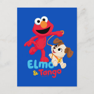Sesame Street   Elmo & Tango Running Postcard