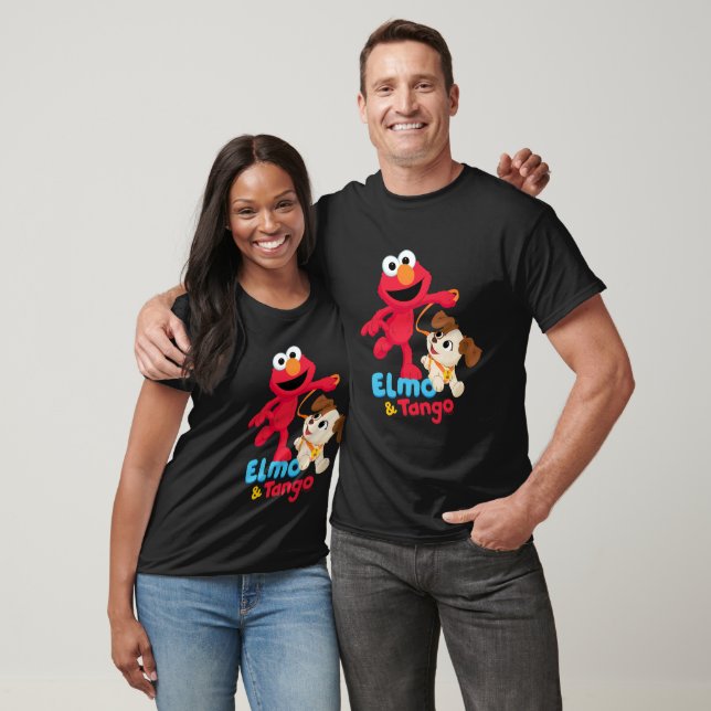 Sesame Street | Elmo & Tango Running T-Shirt (Unisex)