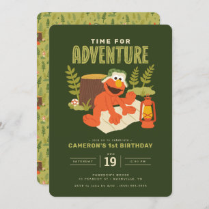 Sesame Street - Elmo Time for Adventure Invitation