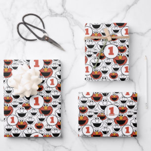 Sesame Street Elmo Wrapping Paper Sheet
