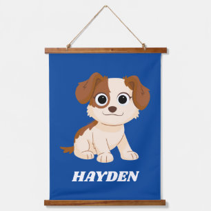 Sesame Street Elmo's Puppy Tango Add Your Name Hanging Tapestry